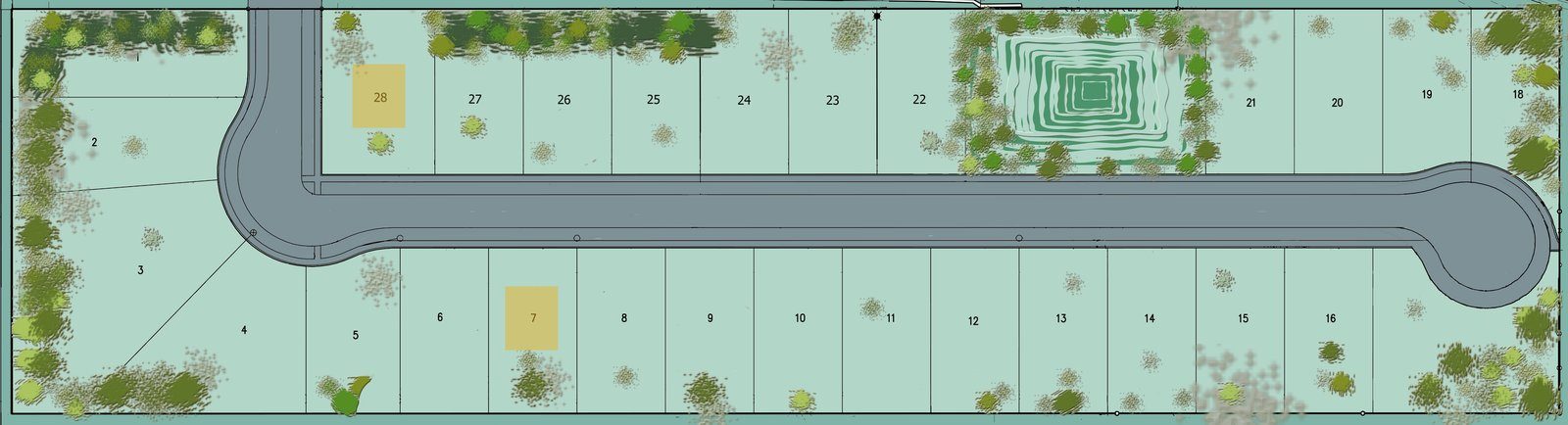 Pine Woods site plan, Rochester Hills